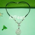 Wholesale Gemstone Necklace-Rose quartz necklace