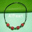 turquoise coral necklace