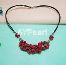 coral necklace
