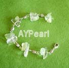 Wholesale Green rutilated quartz crystal bracelet