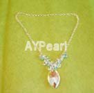 Wholesale Austrian Jewelry-crystal silver chain