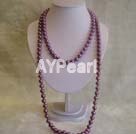 synthetic pearl necklace