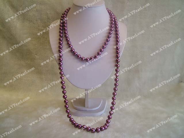 synthetic pearl necklace