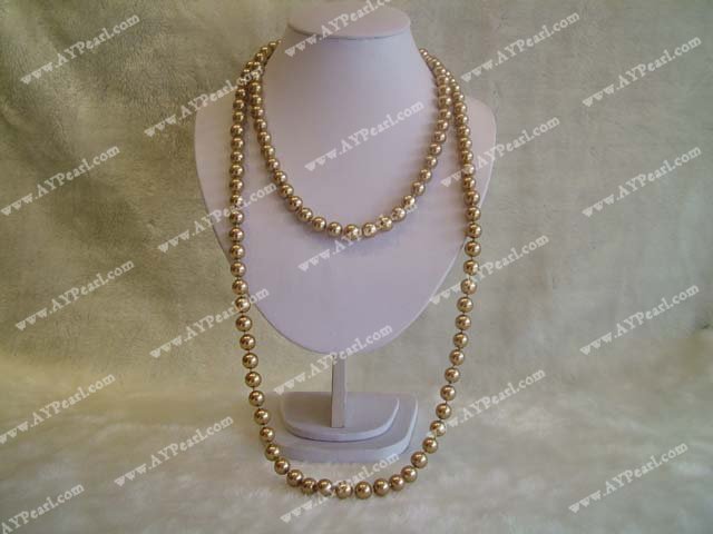 synthetic pearl necklace