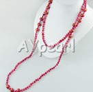 purple pearls sponge corals  necklace 