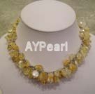 citrine necklace