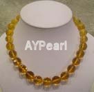 citrine necklace