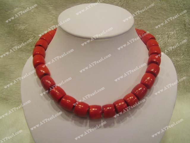 coral necklace