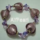 Wholesale Austrian Jewelry-crystal and coloured glaze bracelet