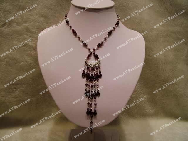 garnet necklace