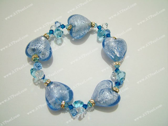 crystal Coloured Glaze Bracelet