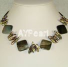 multicolor Mother of pearl necklace