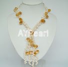 Collier de perles citrine