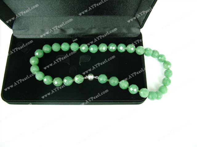 Collier Aventurine facettes