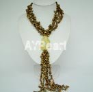 pearl lemon jade necklace