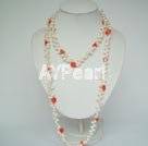 Wholesale Coral Pearl Nacklace