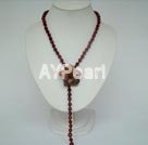 red agate necklace