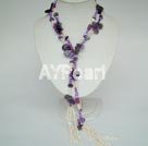 Wholesale fashion amethyst necklace