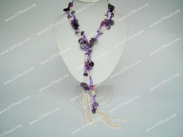 fashion amethyst necklace