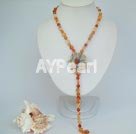 faceted agate necklace