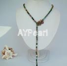 india agate necklace