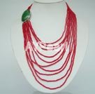 coral necklace