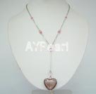 crystal coloured glaze necklace