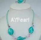 Wholesale Austrian Jewelry-crystal coloured glaze set