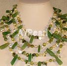 aventurine pearl necklace