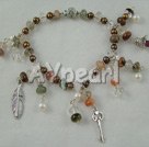 pearl crystal bracelet