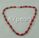 coral pearl necklace