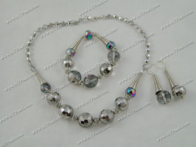 manmade crystal set