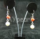 Wholesale pearl coral earrings