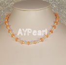 pearl coral necklace