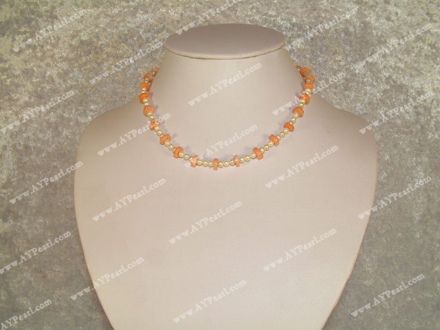 pearl coral necklace