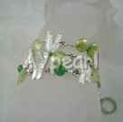 Wholesale Biwa pearl crystal bracelet