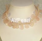 Wholesale Rose quartz necklace