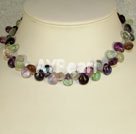 Wholesale Rainbow fluorite necklace