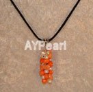 coral necklace