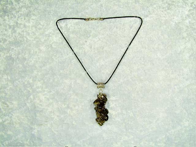 Smoky quartz necklace