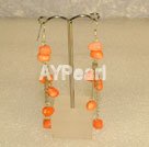 coral earring