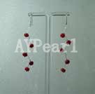 coral earring