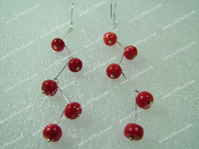Coral Jewelry Wholesale-coral earring