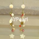 Seashell beads earring