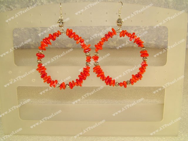 Coral Jewelry Wholesale-red coral earring