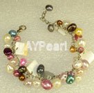 Wholesale multicolor pearl bracelet