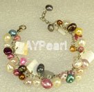 Bracelet de perles multicolores