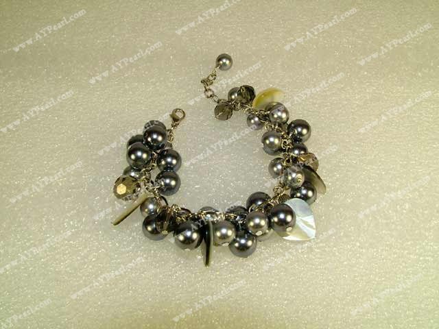 Austrian synthetic pearl bracelet