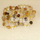 Wholesale rutilated quartz bracelet