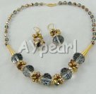 Wholesale Set Jewelry-pearl crystal set